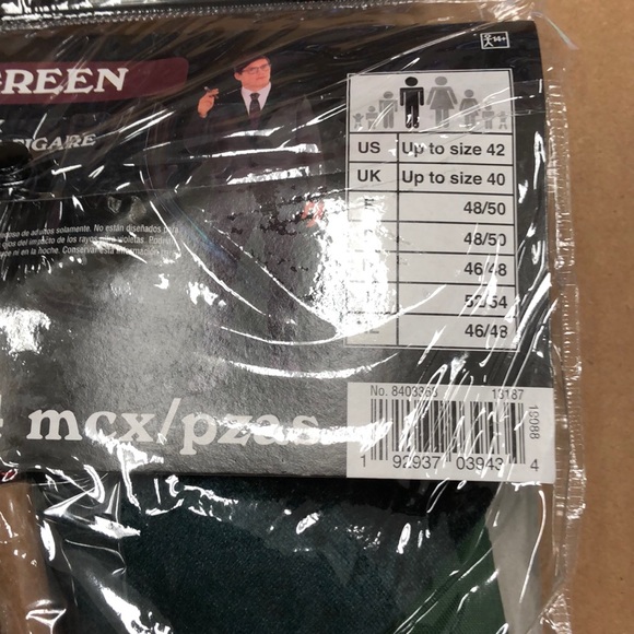 Clue Mr. Green Men’s Costume! New! - Picture 6 of 6